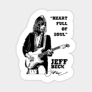 Jeff Beck Guitar 3 Magnet