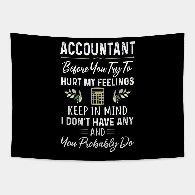 Accountant Tapestry by arlenawyron42770