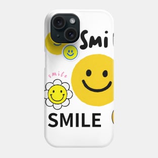 smile,smiley face pattern, oil paintng Phone Case