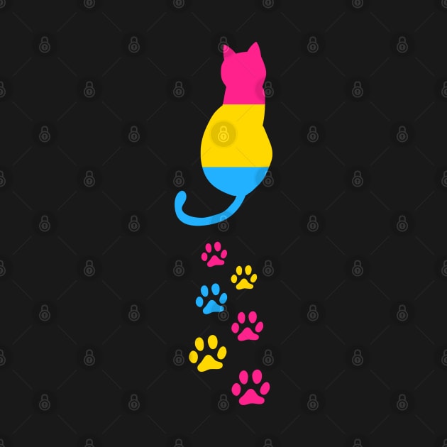 Pansexual Pride Cat Support LGBT Community by Synithia Vanetta Williams