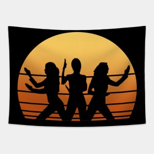 Charlie's Angels Vintage Sunset Tapestry