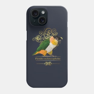 black headed caique Phone Case