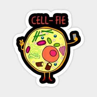 Selfie Cell Fie Shirt Funny Science Teacher Gifts Magnet