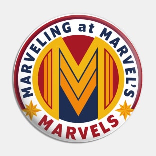 Marveling Logo: Cosmic Captain Pin