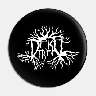 Black Metal Deku Tree Logo Pin