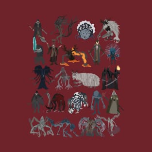 Bloodborne all bosses T-Shirt