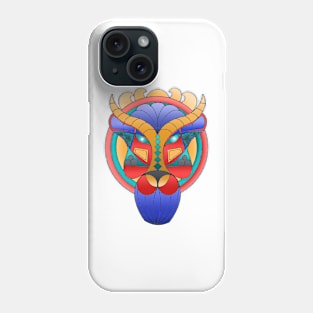 Colorful Bison Design Phone Case