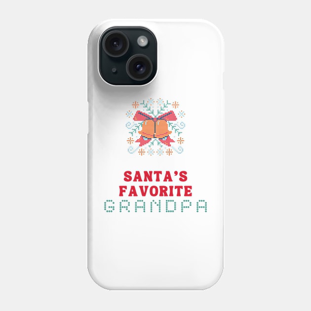 Christmas Grandpa Gift Phone Case by Minisim