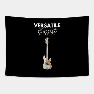 Versatile Bassist Dark Theme Tapestry