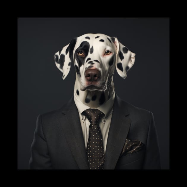 Dalmatian Dog in Suit by Merchgard