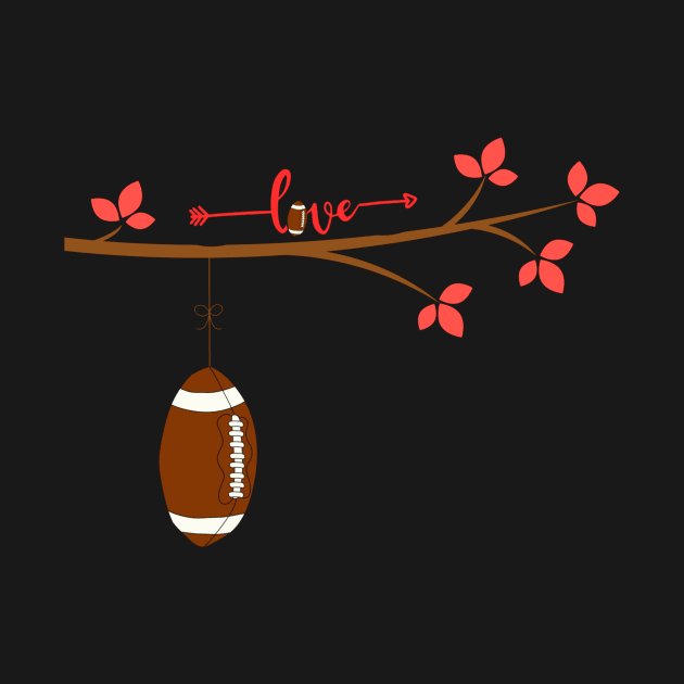 love football american by HALLSHOP