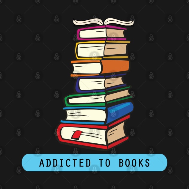 Addicted to books by 4wardlabel