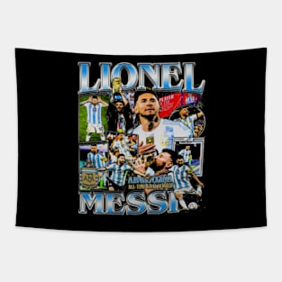 Lionel Messi All-Time Goal Scorer Tapestry