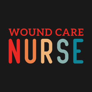 Wound Care Nurse Leopard Plaid Love Heart Stethoscope Nurse T-Shirt