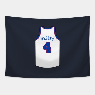 Chris Webber Washington Jersey Qiangy Tapestry