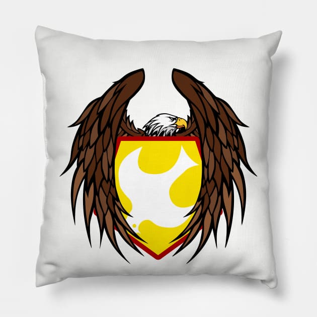 Eagly Hug Pillow by Vault Emporium