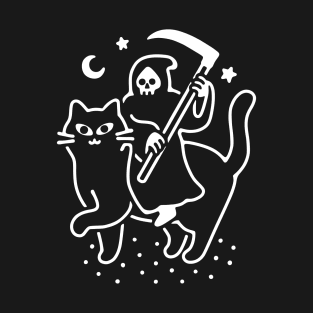 DEATH RIDES A BLACK CAT T-Shirt