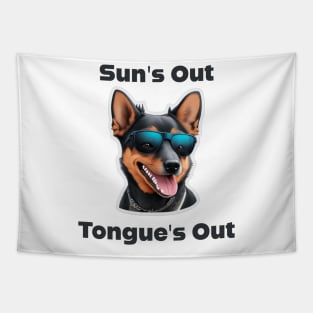 Sun's Out Tongue's Out - Lancashire Heeler Tapestry