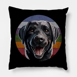 Vintage Labrador Retriever Dog Pillow