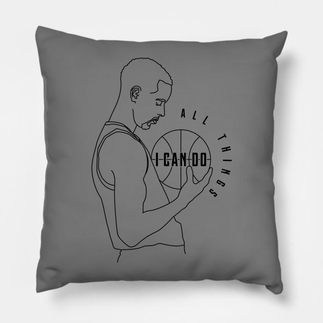 I Can Do All Things 1 Pillow by teeleoshirts
