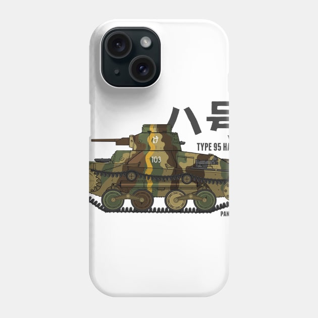 Type 95 Ha-Go. Phone Case by Panzerpicture