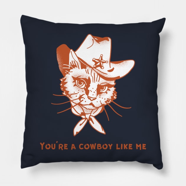 Cowboy Like Me Pillow by DaisyJamesGA