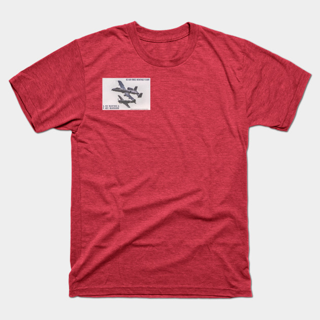 Discover 2-sided P-40 and A-10 muted-color - P 40 And A 10 - T-Shirt