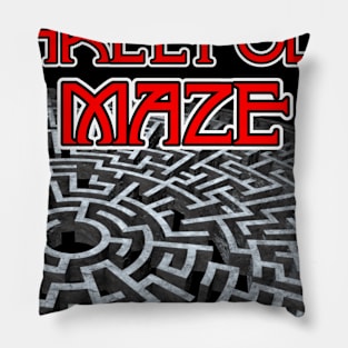 Threefold Maze Pillow