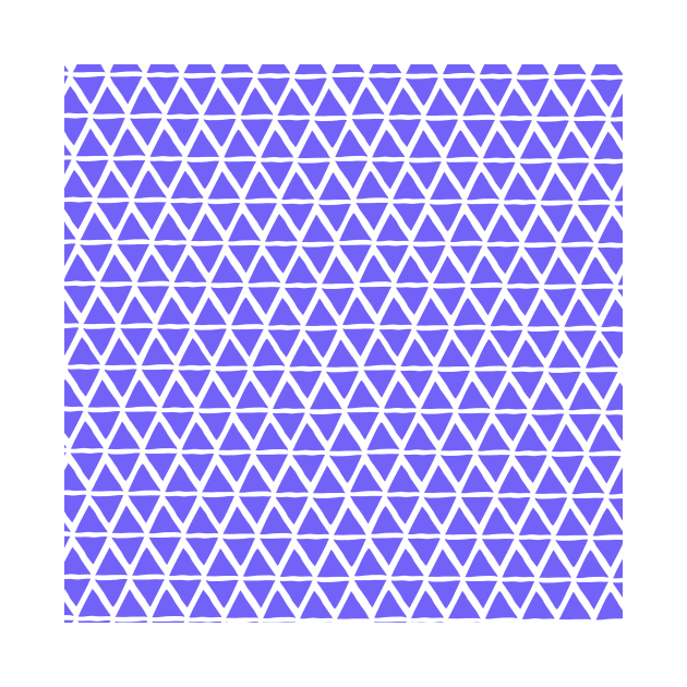 Indigo violet summer geometric by hamptonstyle