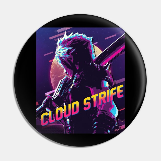 Retro Exsoldier Cloud Pin by SkyfrNight