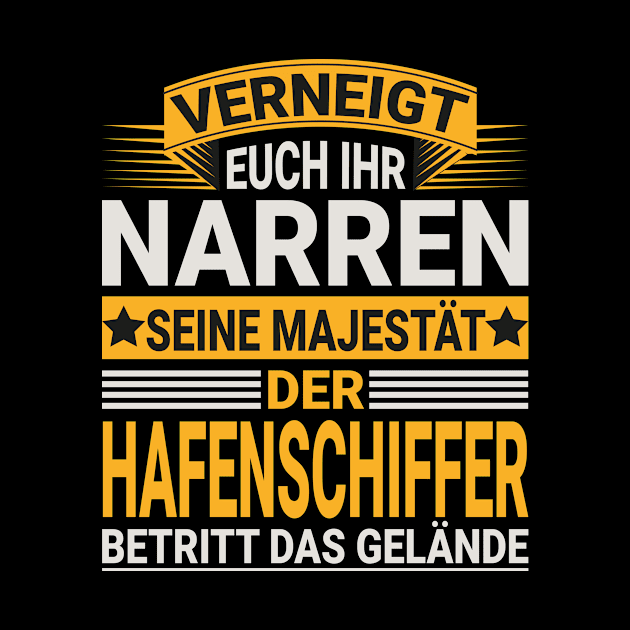 Hafenschiffer Design für einen  Schiffer by Shirtseller0703