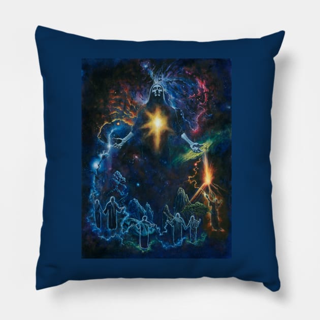 The Music of the Gods Pillow by Kip Rasmussen Tolkien Art