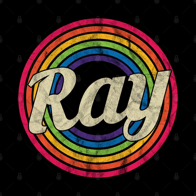 Ray - Retro Rainbow Faded-Style by MaydenArt