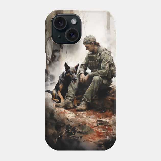 A Bond Beyond Battle Phone Case by David Kincaid Art