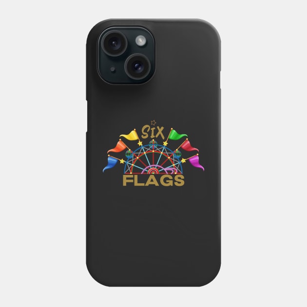 Six Flags Great Adventure Phone Case by Ras-man93