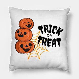 Pumpkin Halloween Trick or Treat Pillow