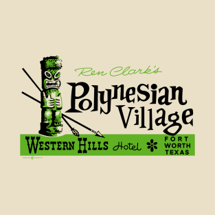 Vintage Ren Clare's Polynesian Village Fort Worth T-Shirt