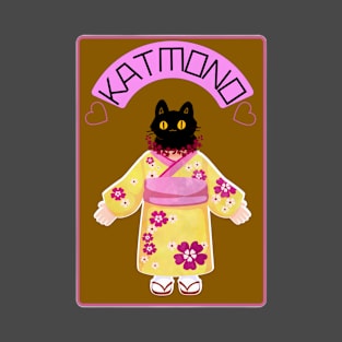 Fun Cat In Katmono Meme By Abby Anime(c) T-Shirt