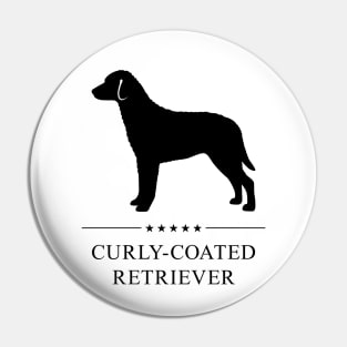 Curly-Coated Retriever Black Silhouette Pin