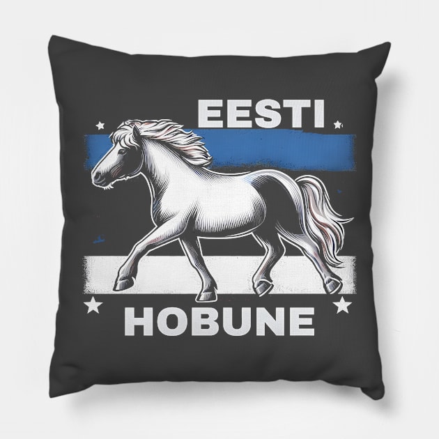 Estonian Pony Pillow by TaevasDesign