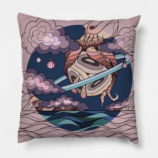 Space Octopus Pillow