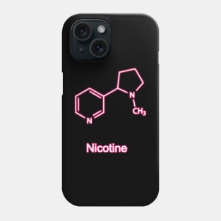 Nicotine molecule Phone Case