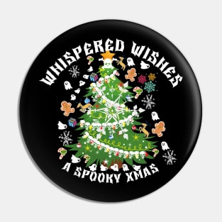 Happy spooky Christmas Pin