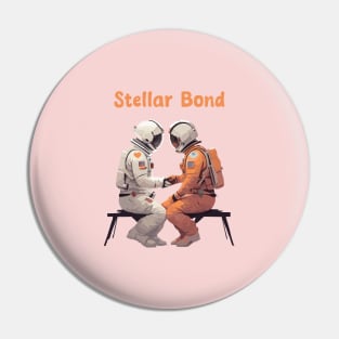 Stellar bond - Astronauts in love Pin