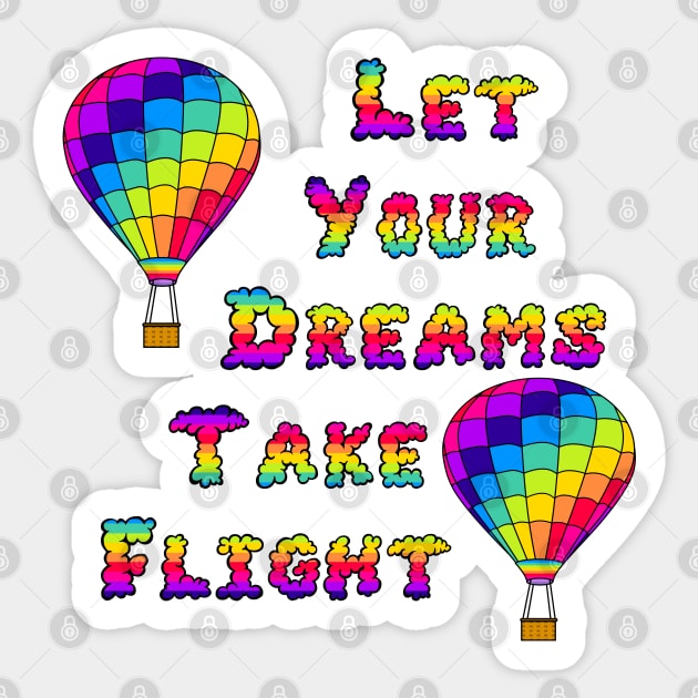 Colourful Balloons Sticker