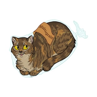 Catloaf: Multigrain (Tortie-tabby) T-Shirt