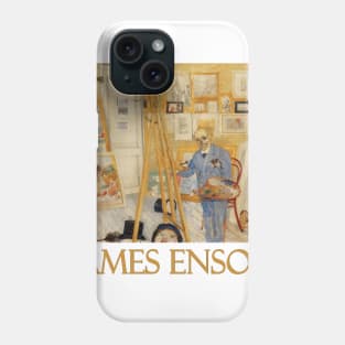 The Skeleton Painter by James Ensor Phone Case