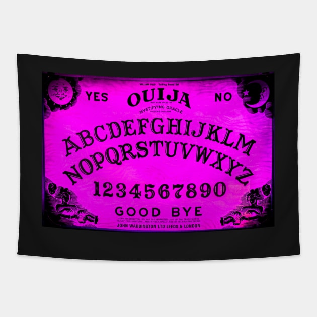 Ouija Board Purple Tapestry by tommysphotos