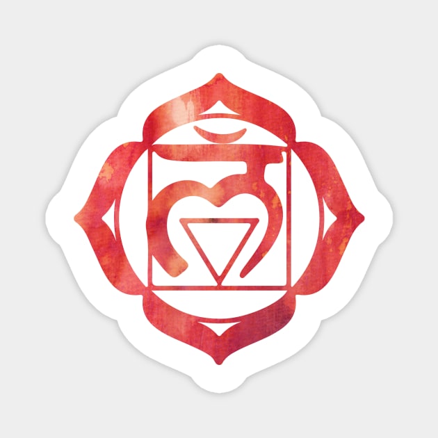 Root Chakra Magnet by erzebeth