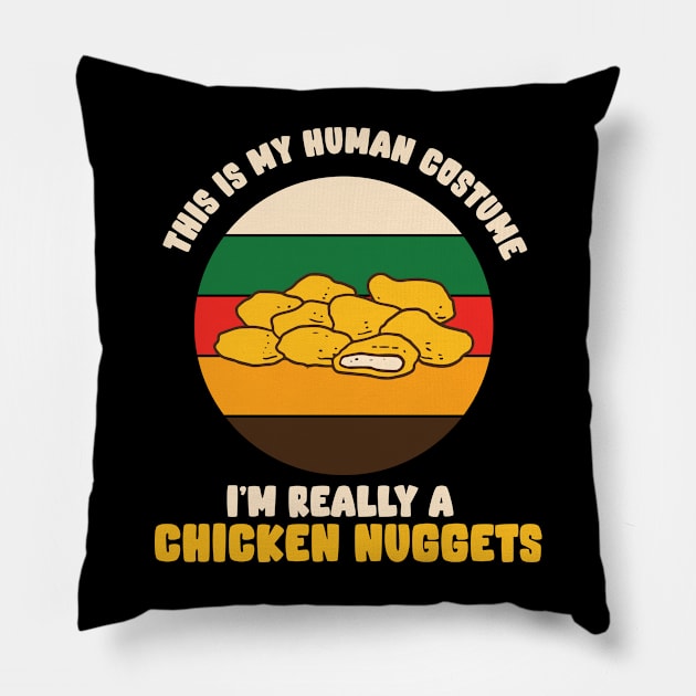 Chicken Nuggets Costume Pillow by TomCage